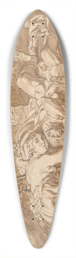 Cornelis Schut - Pyramus and Thisbe 39.3 inch art pintail longboard deck