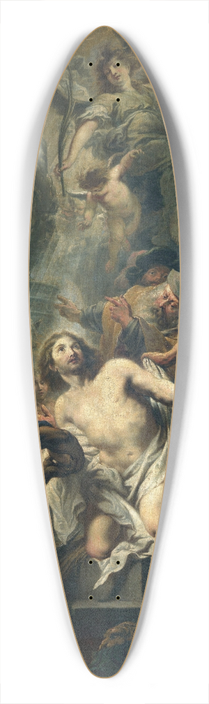 Cornelis Schut - The Beheading of Saint George 39.3 inch art pintail longboard deck