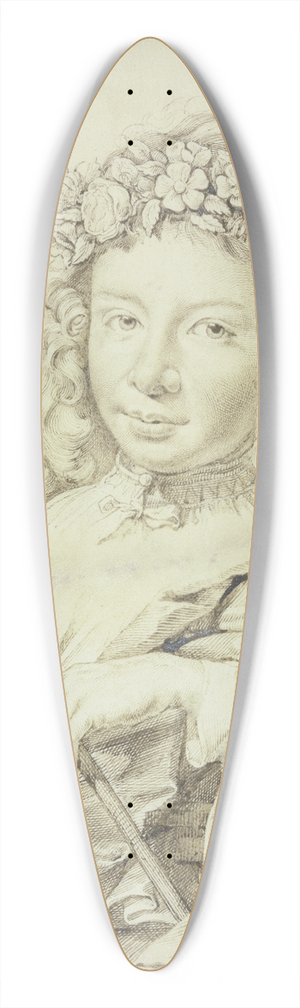 Cornelis Visscher - Bildnis eines Knaben als Hirtenjunge 39.3 inch art pintail longboard deck