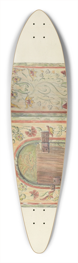 Cornelius Christoffels - Altar Tabernacle 39.3 inch art pintail longboard deck