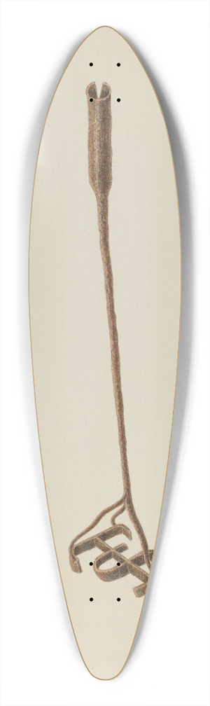 Cornelius Christoffels - Branding Iron 39.3 inch art pintail longboard deck