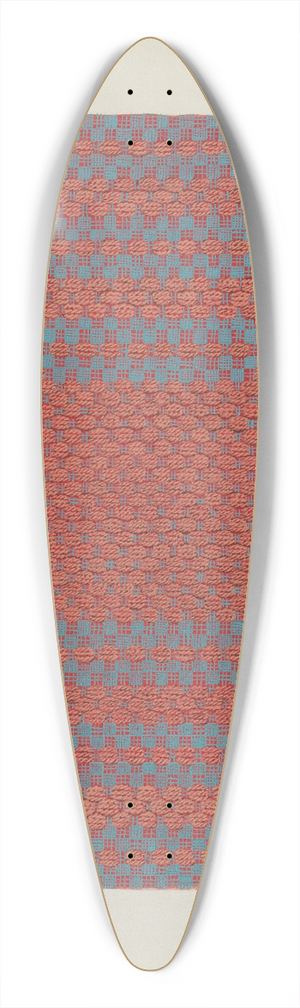 Cornelius Christoffels - Coverlet  Section of Right Side 39.3 inch art pintail longboard deck