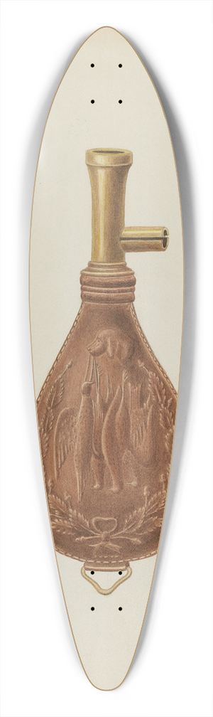 Cornelius Christoffels - Powder Flask 39.3 inch art pintail longboard deck