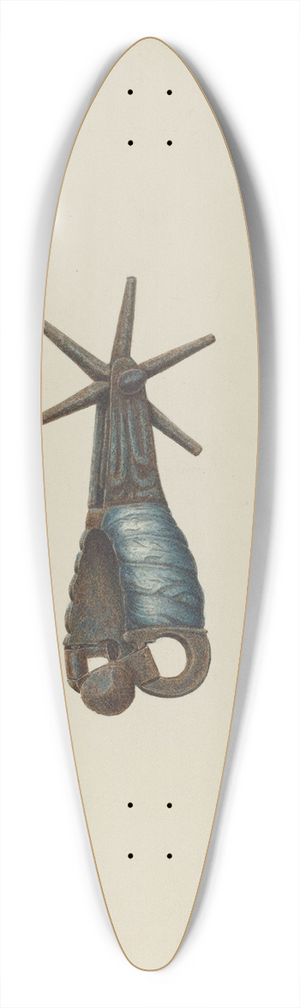 Cornelius Christoffels - Spur 39.3 inch art pintail longboard deck