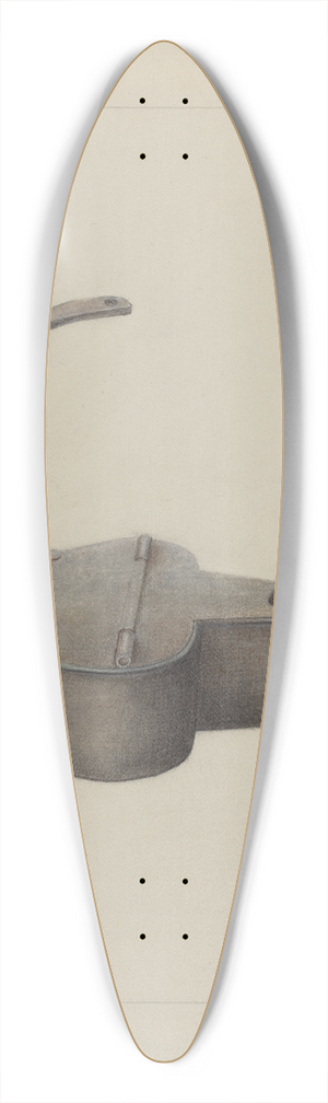 Cornelius Frazier - Betty Lamp 39.3 inch art pintail longboard deck