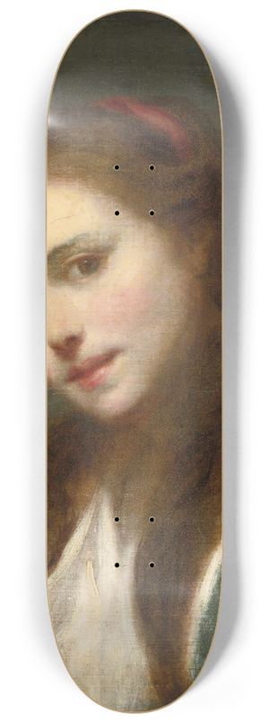 Jean-Baptiste Greuze - La Polonaise (A Polish Beauty) 8.25 inch art skate deck