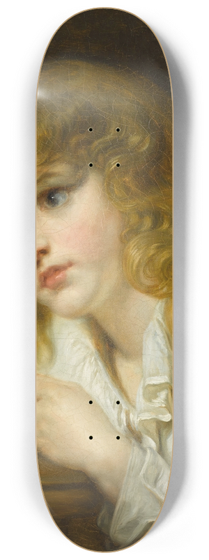 Jean-Baptiste Greuze - Le Petit Mathmaticien 8.25 inch art skate deck
