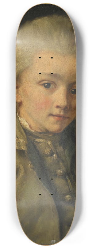 Jean-Baptiste Greuze - Mozart 8.25 inch art skate deck