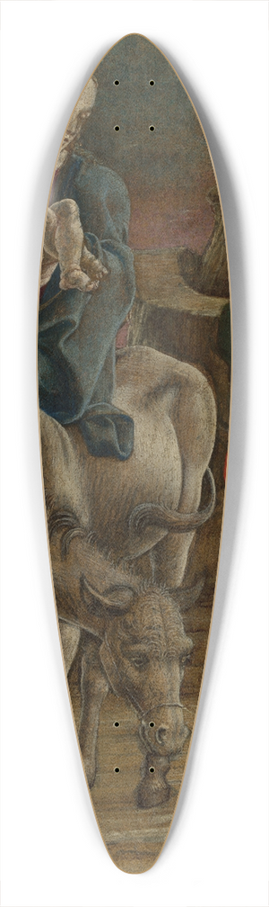 Cosm Tura - The Flight into Egypt 39.3 inch art pintail longboard deck