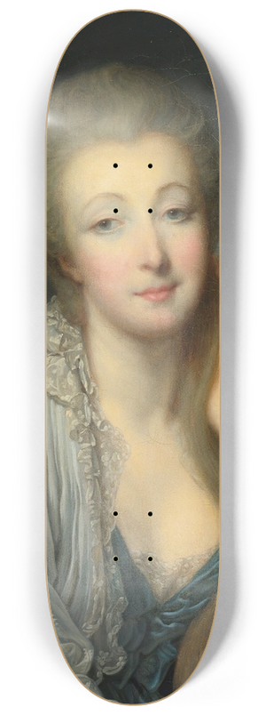 Jean-Baptiste Greuze - Portrait of The Comtesse Du Barry 8.25 inch art skate deck