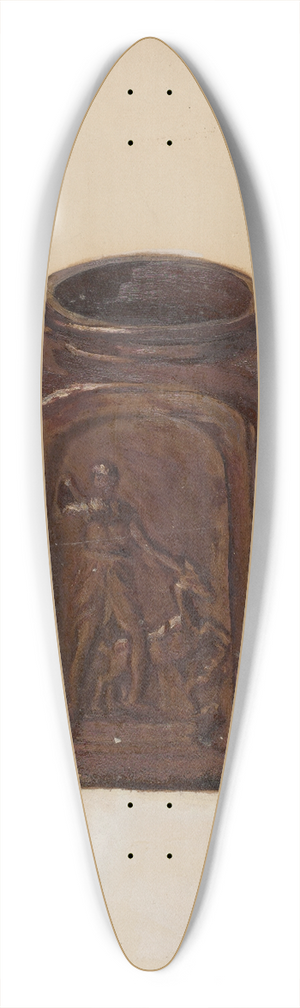 C.W. Perky - Jar 39.3 inch art pintail longboard deck