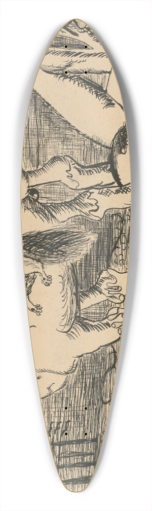 Cyprin Majernk - Dream 39.3 inch art pintail longboard deck