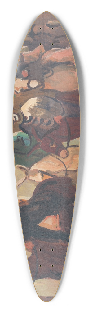 Cyprin Majernk - Entering the Ring 39.3 inch art pintail longboard deck