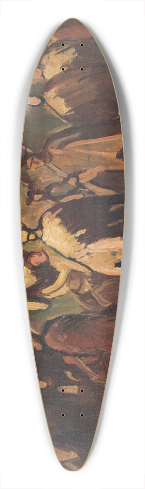 Cyprin Majernk - Expedition 39.3 inch art pintail longboard deck
