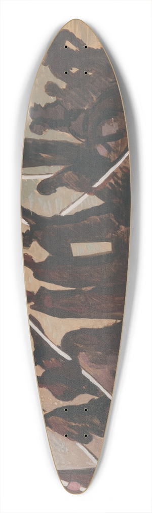 Cyprin Majernk - Povode 39.3 inch art pintail longboard deck