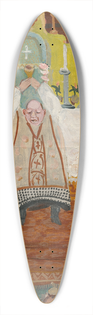 Cyprin Majernk - Upheaval 39.3 inch art pintail longboard deck