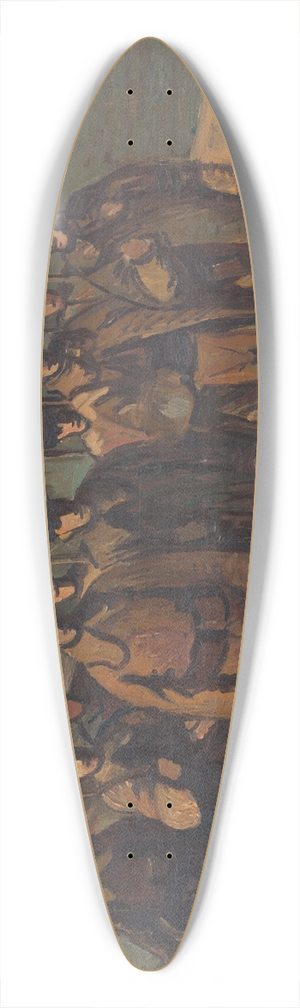 Cyprin Majernk - Watch 39.3 inch art pintail longboard deck
