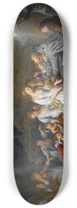 Jean-Baptiste Greuze - The Hermit 8.25 inch art skate deck