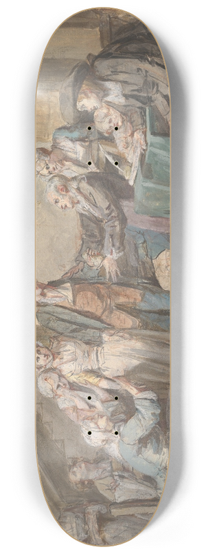 Jean-Baptiste Greuze - The Marriage Contract 8.25 inch art skate deck