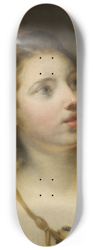 Jean-Baptiste Greuze - The Nymph Callisto 8.25 inch art skate deck