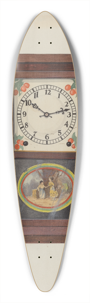 Dana Bartlett - Clock, Seth Thomas 39.3 inch art pintail longboard deck