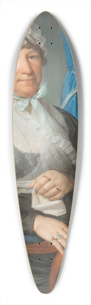Daniel Caffe - Lady With Needlework At A Window 39.3 inch art pintail longboard deck