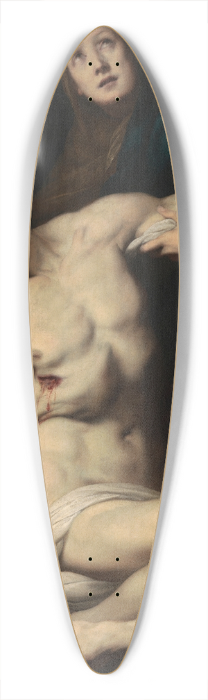 Daniele Crespi - Piet 39.3 inch art pintail longboard deck