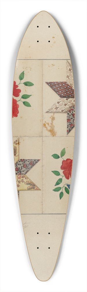 Daniel Fletcher - Patchwork Quilt 39.3 inch art pintail longboard deck