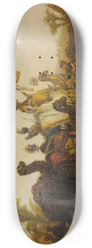 Jean-Baptiste Hilaire - Caravan In The Desert 8.25 inch art skate deck