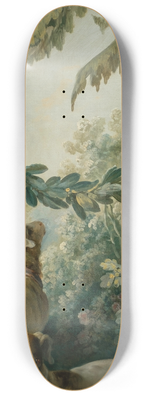 Jean-Baptiste Huet - Chien et mouton dans un paysage 8.25 inch art skate deck Jean-Baptiste Huet - Chien et mouton dans un paysage 8.25 inch art skate deck