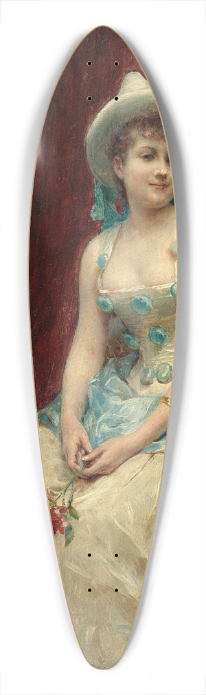 Daniel Hernndez Morillo - Pierrette 39.3 inch art pintail longboard deck