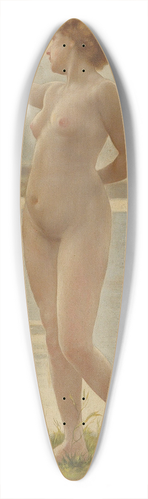 Daniel Hock - Aus dem Bade 39.3 inch art pintail longboard deck
