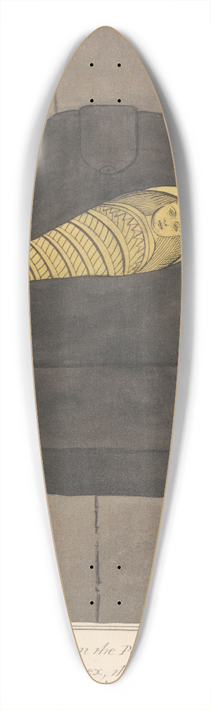 Daniel Lysons - Brass plate for Unidentified Infant from East Ham Church 39.3 inch art pintail longboard deck