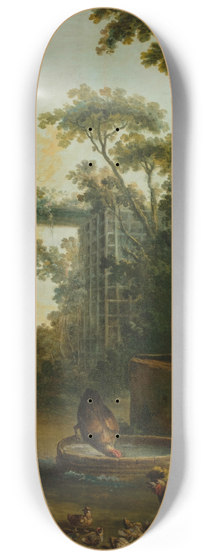 Jean-Baptiste Huet - Paysage rustique 8.25 inch art skate deck Jean-Baptiste Huet - Paysage rustique 8.25 inch art skate deck