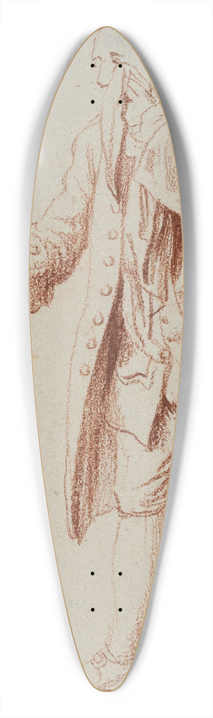 Daniel Nikolaus Chodowiecki - Crying man 39.3 inch art pintail longboard deck