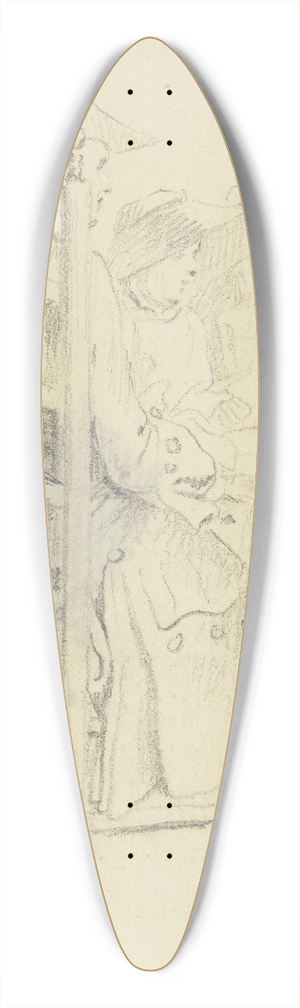 Daniel Nikolaus Chodowiecki - Dinner party 39.3 inch art pintail longboard deck