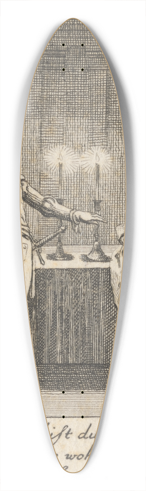 Daniel Nikolaus Chodowiecki - Henry IV, Part I, Act II, Scene III 39.3 inch art pintail longboard deck