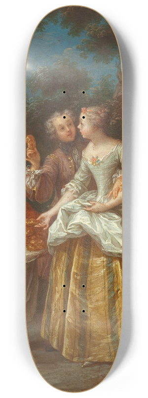 Jean-Baptiste Lebel - Le marchand dchauds 8.25 inch art skate deck Jean-Baptiste Lebel - Le marchand dchauds 8.25 inch art skate deck