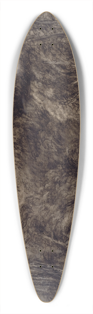 David Cox - A Mountain Torrent 39.3 inch art pintail longboard deck