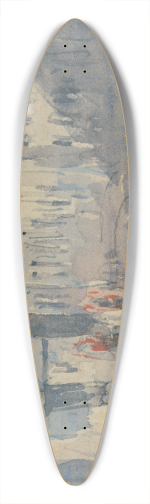 David Cox - A Religious Procession 39.3 inch art pintail longboard deck