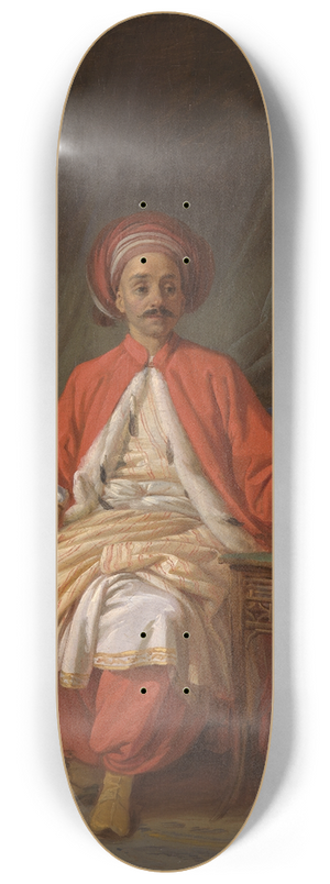 Jean-Baptiste Le Prince - Portrait of an Oriental 8.25 inch art skate deck