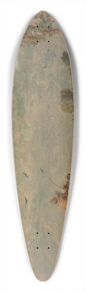 David Cox - Going to the Hayfield 39.3 inch art pintail longboard deck