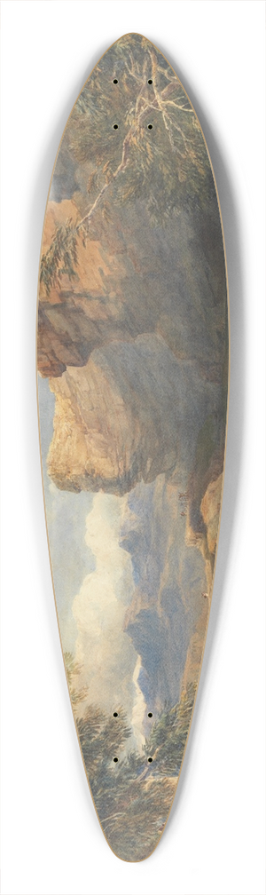 David Cox - Pirates Isle 39.3 inch art pintail longboard deck