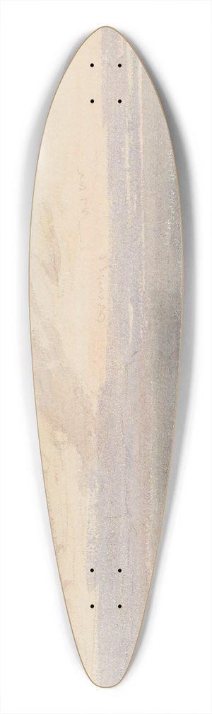 David Cox - Sunset From The Shore 39.3 inch art pintail longboard deck