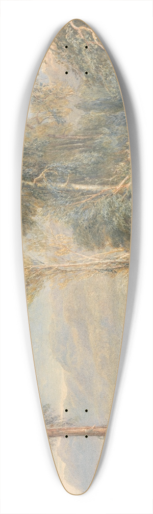 David Cox - Windermere During the Regatta 39.3 inch art pintail longboard deck