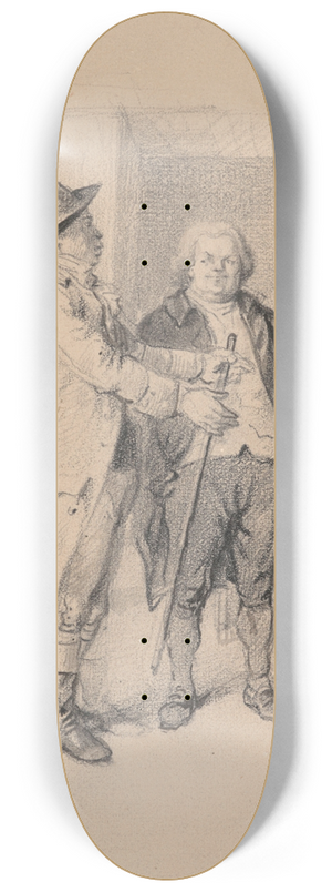 Jean-Baptiste Madou - In the Tavern 8.25 inch art skate deck Jean-Baptiste Madou - In the Tavern 8.25 inch art skate deck