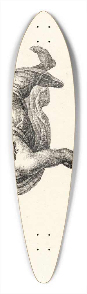 David Humbert de Superville - God de Vader. 39.3 inch art pintail longboard deck