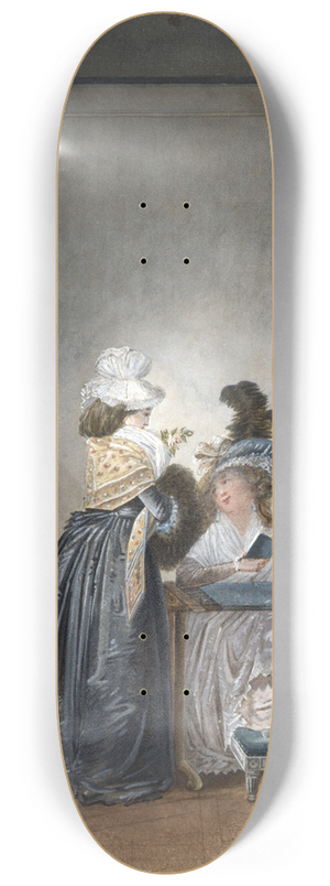 Jean-Baptiste Mallet - La Brodeuse 8.25 inch art skate deck Jean-Baptiste Mallet - La Brodeuse 8.25 inch art skate deck