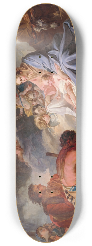 Jean Baptiste Marie Pierre - The Adoration of the Shepherds 8.25 inch art skate deck