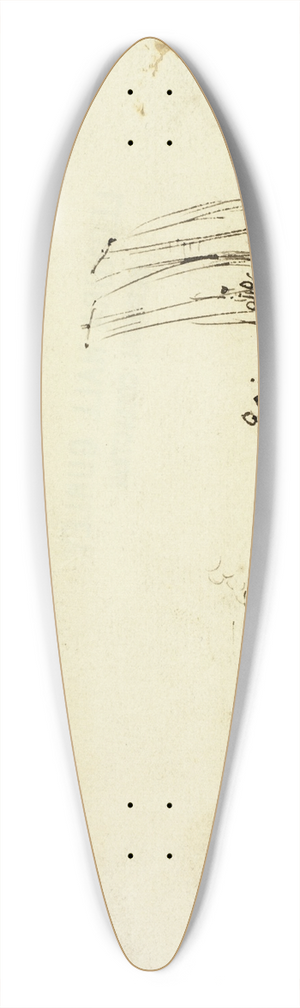 David Octavius Hill - Departure 39.3 inch art pintail longboard deck